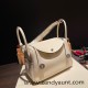 Hermes Lindy 26cm Clemence I2 /Nata Silver Hardware lindy26-020 Hermes Lindy 26cm Clemence I2 /Nata Silver Hardware lindy26-020