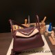 Hermes Lindy 26cm Clemence 0G /Rouge Sellier Silver Hardware lindy26-026 Hermes Lindy 26cm Clemence 0G /Rouge Sellier Silver Hardware lindy26-026