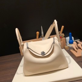 Hermes Lindy 26cm Clemence   Gold Hardware lindy26-030