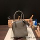Hermes Lindy 26cm Clemence 8F /Etain Silver Hardware lindy26-031 Hermes Lindy 26cm Clemence 8F /Etain Silver Hardware lindy26-031