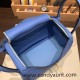 Hermes Lindy 26cm Clemence 2T /Blue Paradise Gold Hardware lindy26-036 Hermes Lindy 26cm Clemence 2T /Blue Paradise Gold Hardware lindy26-036