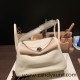 Hermes Lindy 26cm Clemence 10 /Craie Silver Hardware lindy26-037 Hermes Lindy 26cm Clemence 10 /Craie Silver Hardware lindy26-037