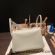 Hermes Lindy 26cm Clemence 80 /Pearl Grey Gold Hardware lindy26-038 Hermes Lindy 26cm Clemence 80 /Pearl Grey Gold Hardware lindy26-038