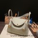 Hermes Lindy 26cm Clemence 80 /Pearl Grey Gold Hardware lindy26-038 Hermes Lindy 26cm Clemence 80 /Pearl Grey Gold Hardware lindy26-038
