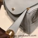 Hermes Lindy 26cm Clemence 4Z /Gris Mouette Gold Hardware lindy26-039 Hermes Lindy 26cm Clemence 4Z /Gris Mouette Gold Hardware lindy26-039
