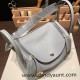 Hermes Lindy 26cm Clemence 4Z /Gris Mouette Gold Hardware lindy26-039 Hermes Lindy 26cm Clemence 4Z /Gris Mouette Gold Hardware lindy26-039