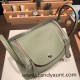 Hermes Lindy 26cm Clemence Q1 /Sauge Silver Hardware lindy26-041 Hermes Lindy 26cm Clemence Q1 /Sauge Silver Hardware lindy26-041