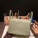 Hermes Lindy 26cm Clemence Q1 /Sauge Silver Hardware lindy26-041 Hermes Lindy 26cm Clemence Q1 /Sauge Silver Hardware lindy26-041