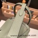 Hermes Lindy 26cm Clemence Q1 /Sauge Silver Hardware lindy26-041 Hermes Lindy 26cm Clemence Q1 /Sauge Silver Hardware lindy26-041