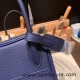 Hermes Lindy 26cm Clemence 73/ Blue Saphir Gold Hardware lindy26-042 Hermes Lindy 26cm Clemence 73/ Blue Saphir Gold Hardware lindy26-042