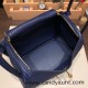 Hermes Lindy 26cm Clemence 73/ Blue Saphir Gold Hardware lindy26-042 Hermes Lindy 26cm Clemence 73/ Blue Saphir Gold Hardware lindy26-042