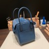 Hermes Lindy 26cm Clemence S4/ Deep Blue lindy26-046