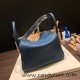 Hermes Lindy 26cm Clemence S4/ Deep Blue lindy26-046 Hermes Lindy 26cm Clemence S4/ Deep Blue lindy26-046