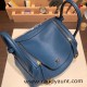 Hermes Lindy 26cm Clemence S4/ Deep Blue lindy26-046 Hermes Lindy 26cm Clemence S4/ Deep Blue lindy26-046