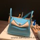 Hermes Lindy 26cm Clemence Silver Hardware lindy26-047 Hermes Lindy 26cm Clemence Silver Hardware lindy26-047