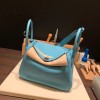 Hermes Lindy 26cm Clemence  Silver Hardware lindy26-047