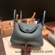 Hermes Lindy 26cm Clemence Y7 /Blue Orage Silver Hardware lindy26-050 Hermes Lindy 26cm Clemence Y7 /Blue Orage Silver Hardware lindy26-050