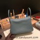 Hermes Lindy 26cm Clemence Y7 /Blue Orage Silver Hardware lindy26-050 Hermes Lindy 26cm Clemence Y7 /Blue Orage Silver Hardware lindy26-050