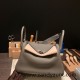 Hermes stock 30cm Lindy Clemence 8F /Etain Silver Hardware Hermes stock 30cm Lindy Clemence 8F /Etain Silver Hardware