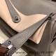 Hermes stock 30cm Lindy Clemence 8F /Etain Silver Hardware Hermes stock 30cm Lindy Clemence 8F /Etain Silver Hardware