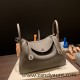 Hermes stock 30cm Lindy Clemence 8F /Etain Silver Hardware Hermes stock 30cm Lindy Clemence 8F /Etain Silver Hardware