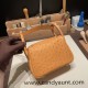 Hermes Mini Lindy Ostrich 37 /Gold Gold Hardware 001 Hermes Mini Lindy Ostrich 37 /Gold Gold Hardware 001