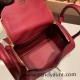 Hermes Mini Lindy Evercolor K1 / Rouge Grenat Gold Hardware 003 Hermes Mini Lindy Evercolor K1 / Rouge Grenat Gold Hardware 003