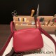 Hermes Mini Lindy Evercolor K1 / Rouge Grenat Gold Hardware 003 Hermes Mini Lindy Evercolor K1 / Rouge Grenat Gold Hardware 003
