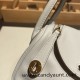 Hermes Mini Lindy swift 80 /Pearl Grey Gold Hardware 007 Hermes Mini Lindy swift 80 /Pearl Grey Gold Hardware 007