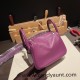 Hermes Mini Lindy swift P9 /Anemone Gold Hardware 008 Hermes Mini Lindy swift P9 /Anemone Gold Hardware 008