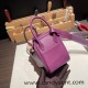 Hermes Mini Lindy swift P9 /Anemone Gold Hardware 008 Hermes Mini Lindy swift P9 /Anemone Gold Hardware 008