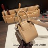 Hermes Mini Lindy swift 0M/Chai & X9 /Mauve Sylvestre Silver Hardware 012