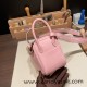 Hermes Mini Lindy swift 3Q /Rose Sakura Silver Hardware 013 Hermes Mini Lindy swift 3Q /Rose Sakura Silver Hardware 013