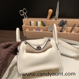 Hermes Mini Lindy I2 /Nata Silver Hardware 016