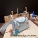 Hermes Mini Lindy 7R /Azur Silver Hardware 017 Hermes Mini Lindy 7R /Azur Silver Hardware 017