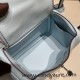 Hermes Mini Lindy 7R /Azur Silver Hardware 017 Hermes Mini Lindy 7R /Azur Silver Hardware 017