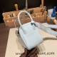 Hermes Mini Lindy 7R /Azur Silver Hardware 017 Hermes Mini Lindy 7R /Azur Silver Hardware 017