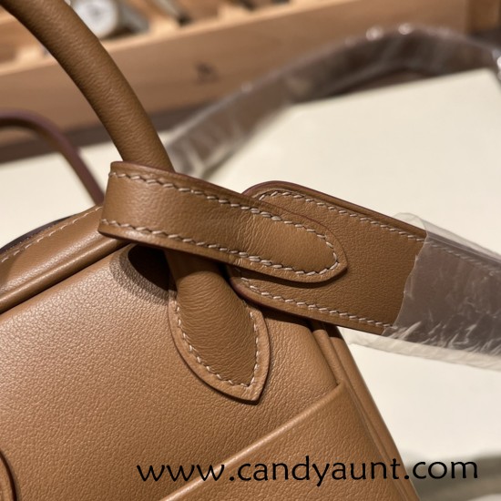 Hermes Mini Lindy 3G/ Alezan& 4B /Biscuit Silver Hardware 019 Hermes Mini Lindy 3G/ Alezan& 4B /Biscuit Silver Hardware 019