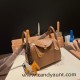 Hermes Mini Lindy 3G/ Alezan& 4B /Biscuit Gold Hardware 020 Hermes Mini Lindy 3G/ Alezan& 4B /Biscuit Gold Hardware 020