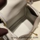 Hermes Mini Lindy 80 /Pearl Grey (Gris Perle) Gold Hardware 021 Hermes Mini Lindy 80 /Pearl Grey (Gris Perle) Gold Hardware 021