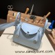 Hermes Mini Lindy swift 7R /Azur Silver Hardware 022 Hermes Mini Lindy swift 7R /Azur Silver Hardware 022