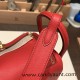 Hermes Mini Lindy swift S3/Rouge Cœur Gold Hardware 023 Hermes Mini Lindy swift S3/Rouge Cœur Gold Hardware 023