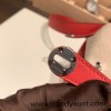 Hermes Mini Lindy S3/Rouge Cœur Silver Hardware 024