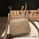 Hermes Mini Lindy 8C /Elephant Grey Silver Hardware 025 Hermes Mini Lindy 8C /Elephant Grey Silver Hardware 025