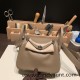 Hermes Mini Lindy 8C /Elephant Grey Silver Hardware 025 Hermes Mini Lindy 8C /Elephant Grey Silver Hardware 025