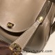 Hermes Mini Lindy 8C /Elephant Grey Gold Hardware 026 Hermes Mini Lindy 8C /Elephant Grey Gold Hardware 026
