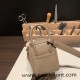 Hermes Mini Lindy 8C /Elephant Grey Gold Hardware 026 Hermes Mini Lindy 8C /Elephant Grey Gold Hardware 026