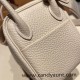 Hermes Mini Lindy CLEMENCE 10 /Craie Gold Hardware 028 Hermes Mini Lindy CLEMENCE 10 /Craie Gold Hardware 028
