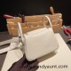 Hermes Mini Lindy Clemence10 /Craie Silver Hardware 035 Hermes Mini Lindy Clemence10 /Craie Silver Hardware 035