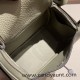 Hermes Mini Lindy Clemence Q1 /Sauge Silver Hardware 042 Hermes Mini Lindy Clemence Q1 /Sauge Silver Hardware 042